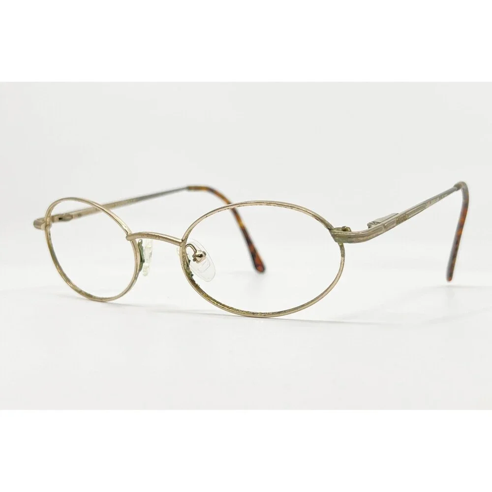 Guess Eyeglasses Frames Womens Gold Oval GU591 SG/MG 137 49-19-137